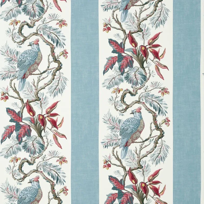 Williamson Spa Blue Thibaut wallpaper by Wallpaper Twins