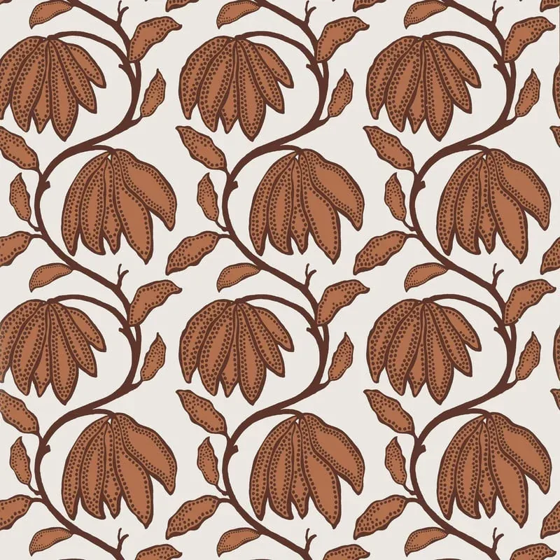 Desert Flower Ochre Thibaut wallpaper by Wallpaper Twins