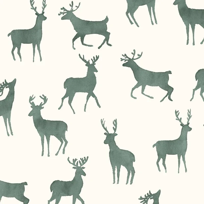 Bucks Wild Sage Thibaut wallpaper by Wallpaper Twins