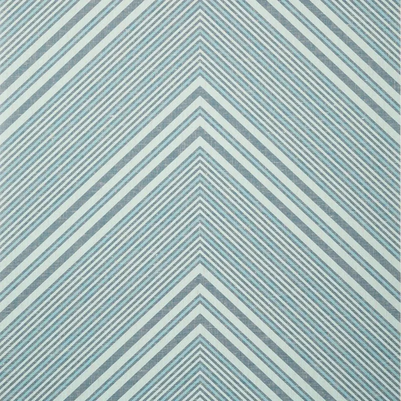 Elevation Navy and Aqua Thibaut wallpaper by Wallpaper Twins