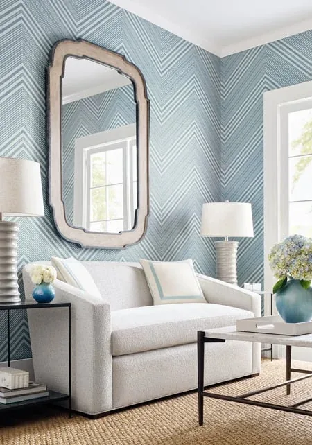 T12833 | Elevation - Navy and Aqua room view