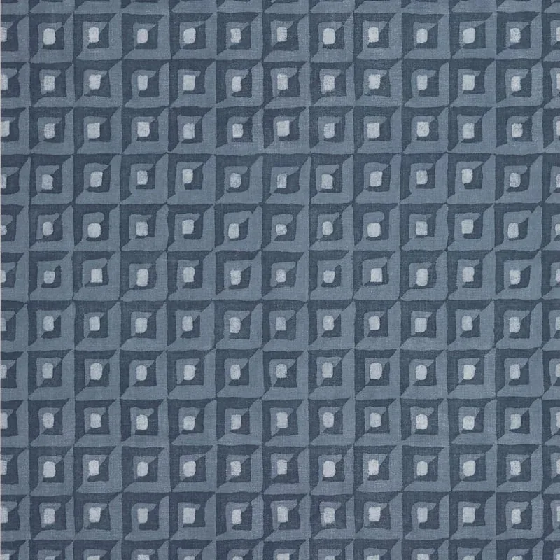 Square Dance Navy Thibaut wallpaper by Wallpaper Twins