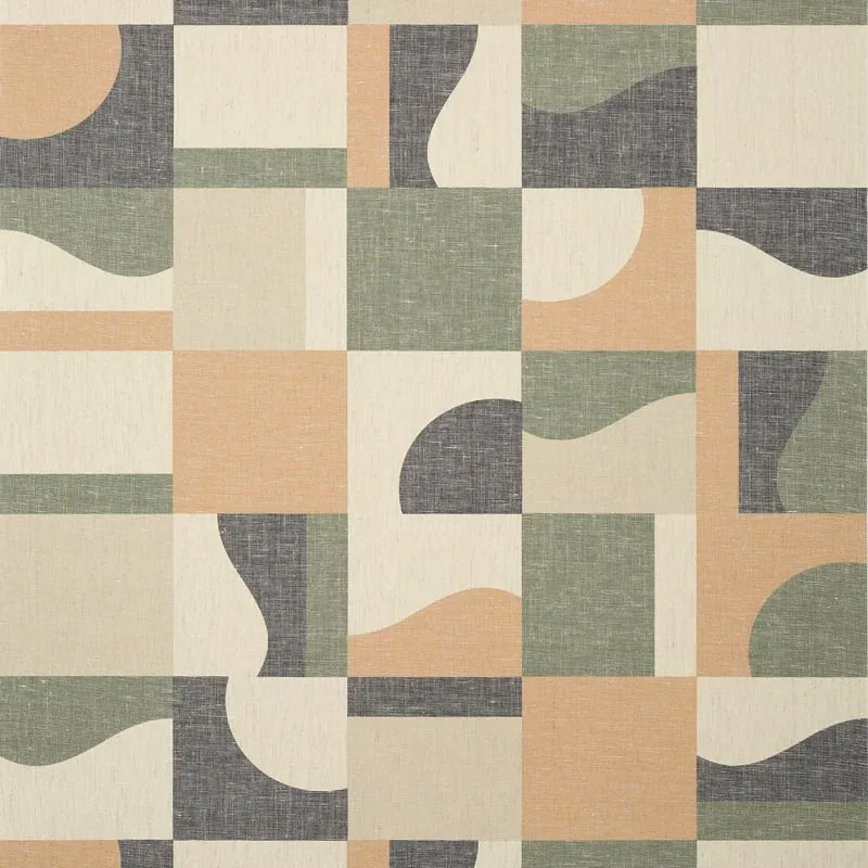 Colored Blocks Green Thibaut wallpaper by Wallpaper Twins