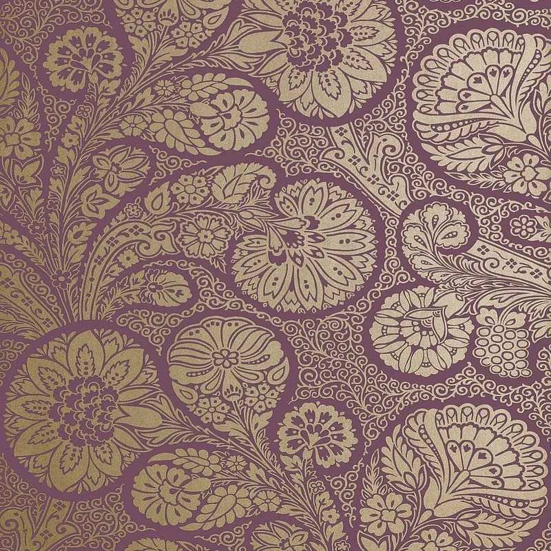 T13062 | Troubadour - Metallic Gold on Plum