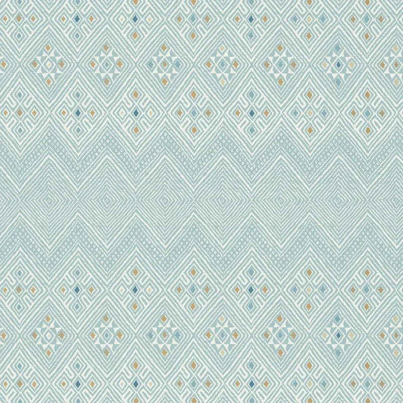High Plains Spa Blue Thibaut wallpaper by Wallpaper Twins