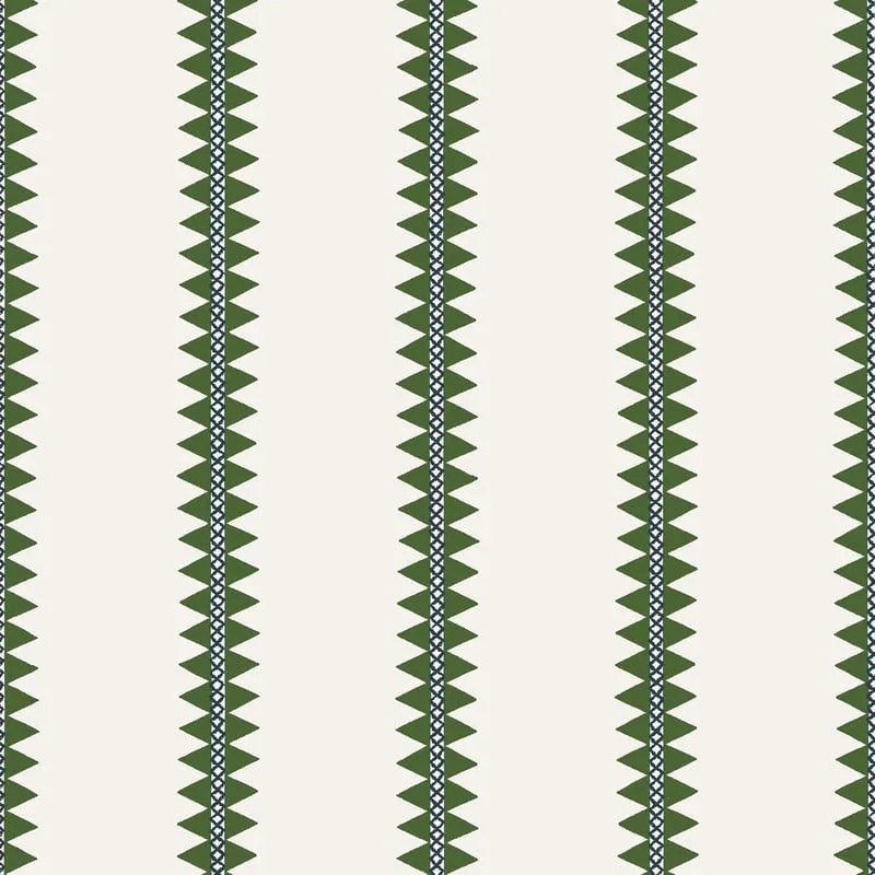 Reno Stripe Green Thibaut wallpaper by Wallpaper Twins