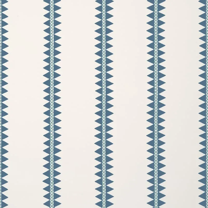 Reno Stripe Teal Thibaut wallpaper by Wallpaper Twins