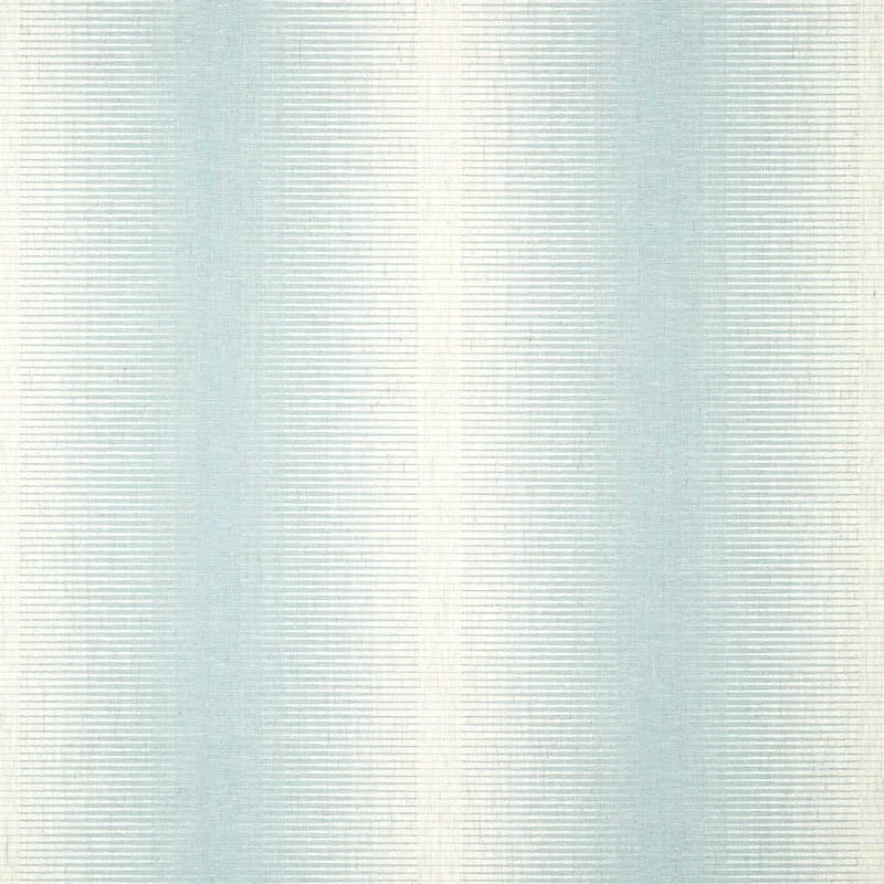 Bozeman Stripe Spa Blue Thibaut wallpaper by Wallpaper Twins