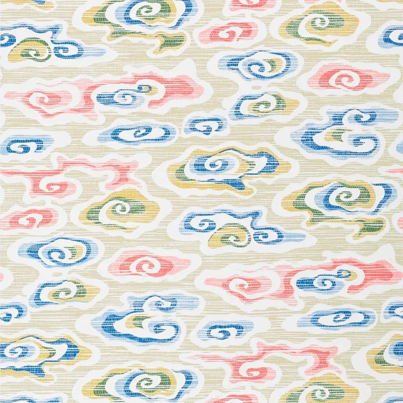 Clear Clouds Multi Thibaut wallpaper by Wallpaper Twins