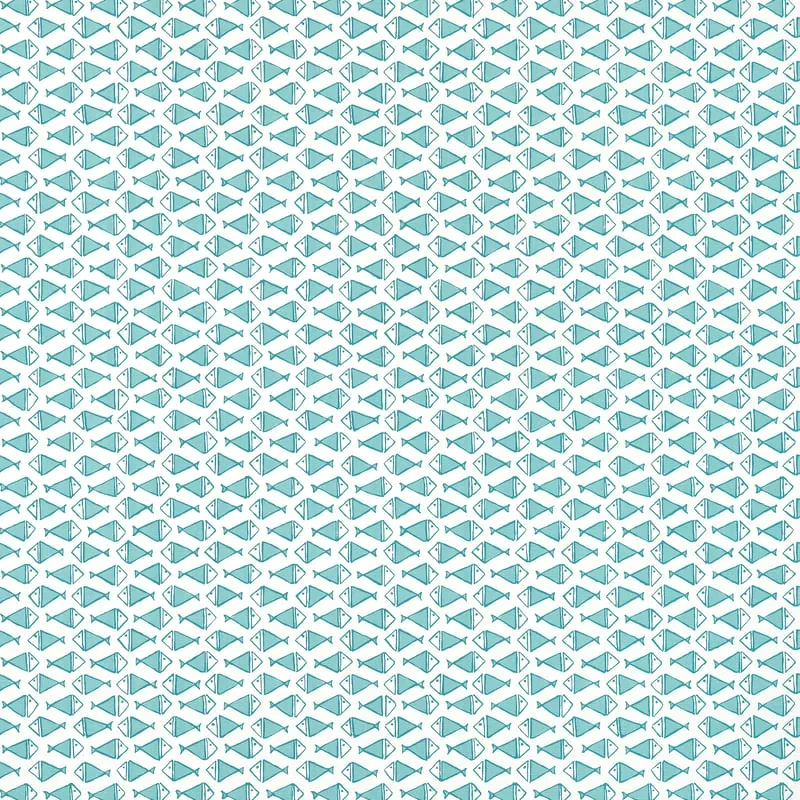 Pisces Turquoise Thibaut wallpaper by Wallpaper Twins