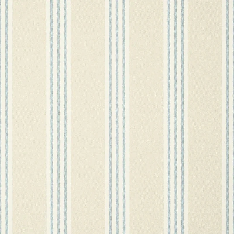 T13360 | Canvas Stripe – Spa Blue and Beige