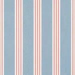 Canvas Stripe Blue and Coral Thibaut wallpaper by Wallpaper Twins