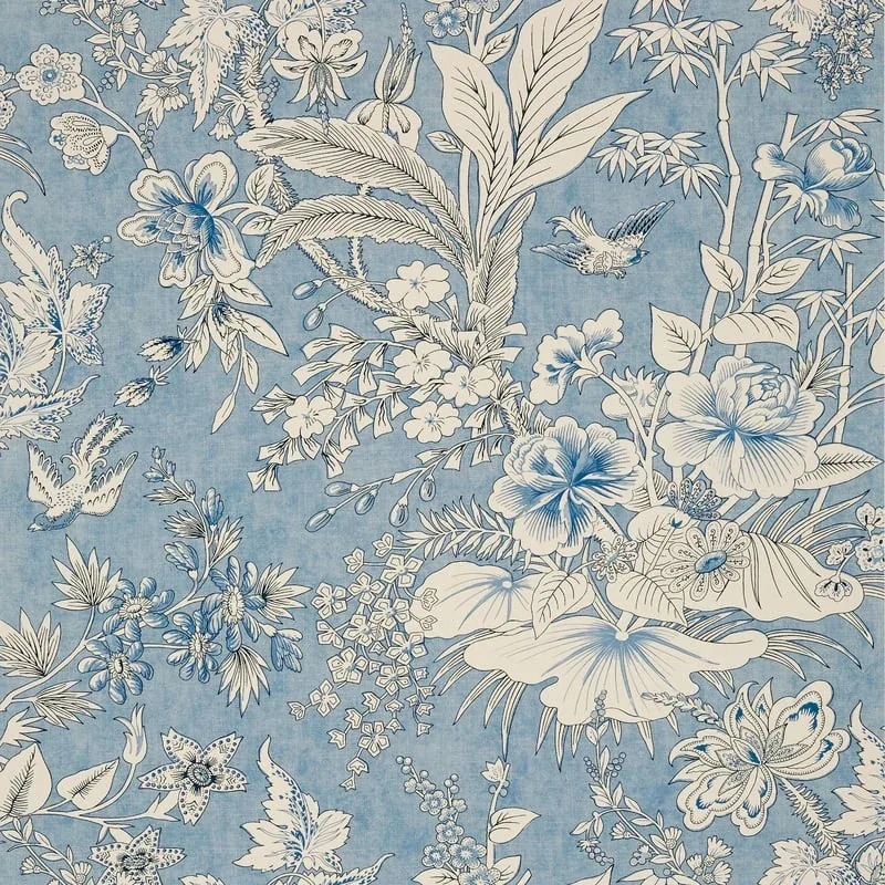 Rosalind Blue Thibaut wallpaper by Wallpaper Twins