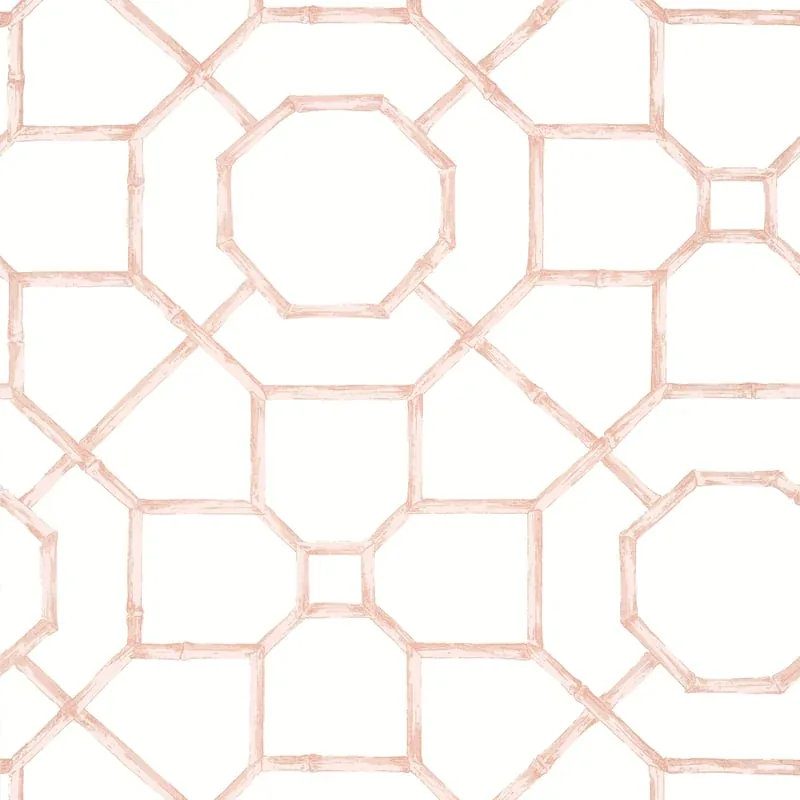 Arbor Blush Thibaut wallpaper by Wallpaper Twins