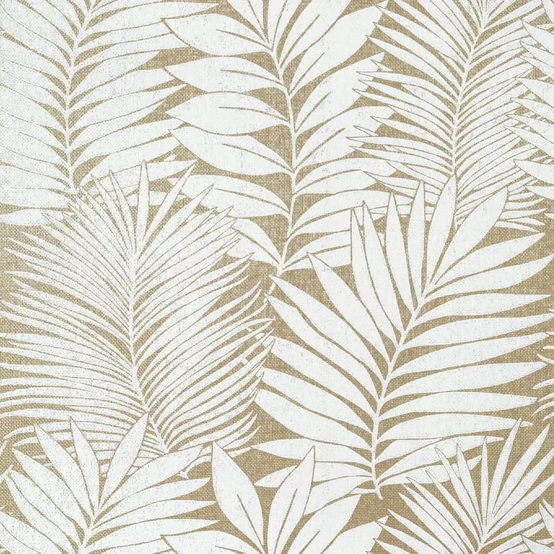 Siesta Key Metallic Gold Thibaut wallpaper by Wallpaper Twins