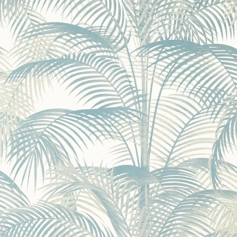 Delray Spa Blue Thibaut wallpaper by Wallpaper Twins