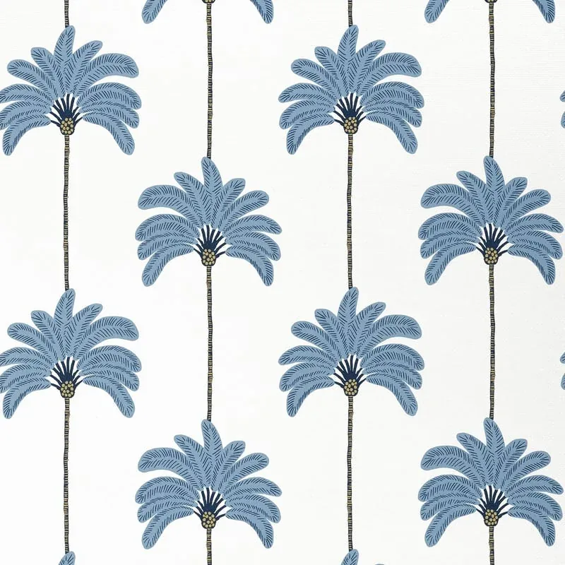 Sunset Boulevard Blue Thibaut wallpaper by Wallpaper Twins