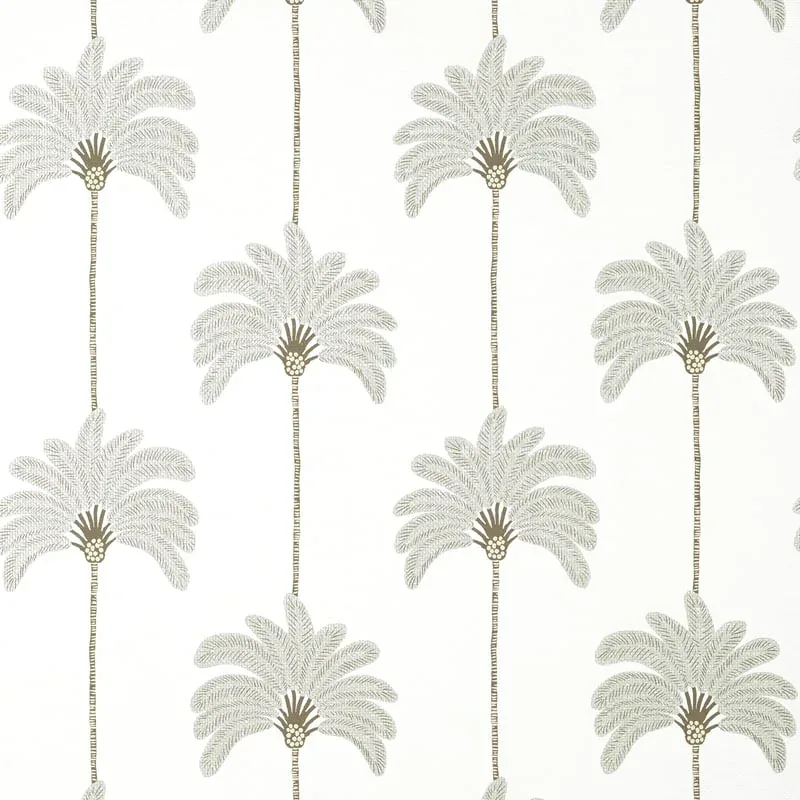 Sunset Boulevard Metallic Silver Thibaut wallpaper by Wallpaper Twins