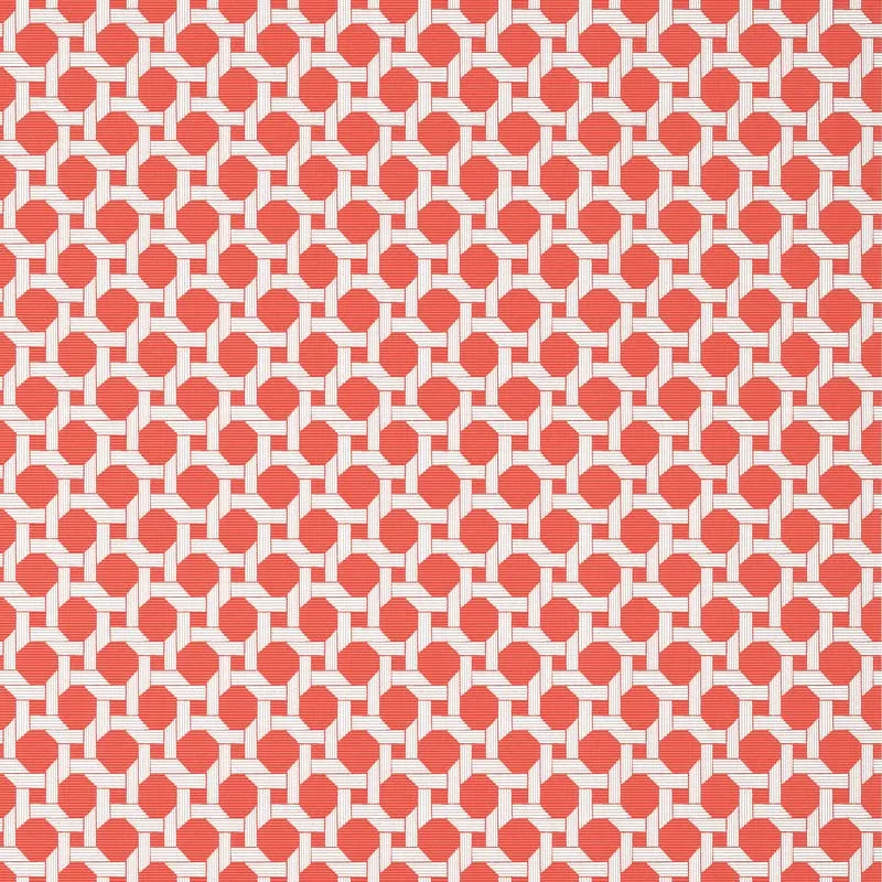 Charter Coral Thibaut wallpaper by Wallpaper Twins