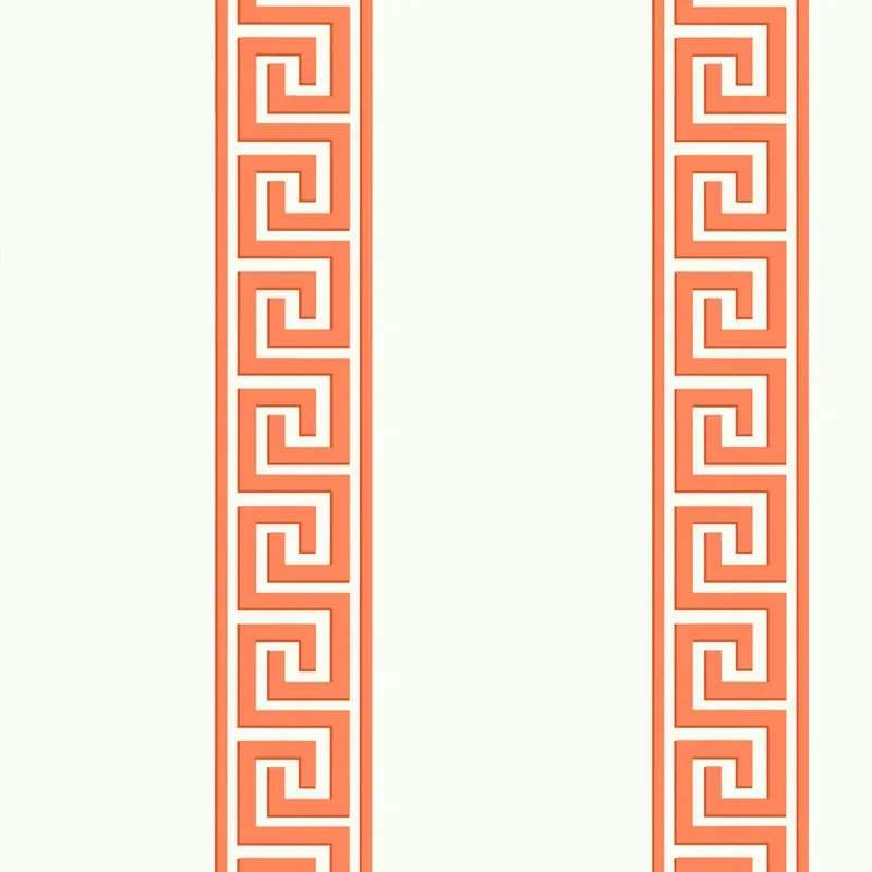 Andreas Stripe Coral Thibaut wallpaper by Wallpaper Twins