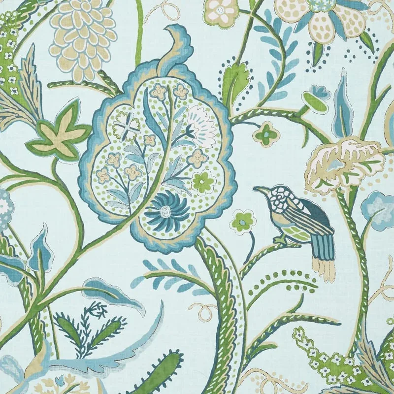 Windsor Spa Blue Thibaut wallpaper by Wallpaper Twins