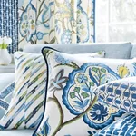 Haven Navy Thibaut wallpaper by Wallpaper Twins