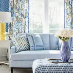 Haven Navy Thibaut wallpaper by Wallpaper Twins