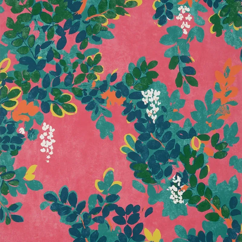 Central Park Pink Thibaut wallpaper by Wallpaper Twins