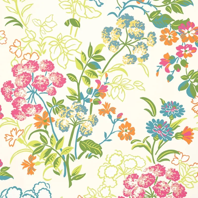 Spring Garden Cream Thibaut wallpaper by Wallpaper Twins