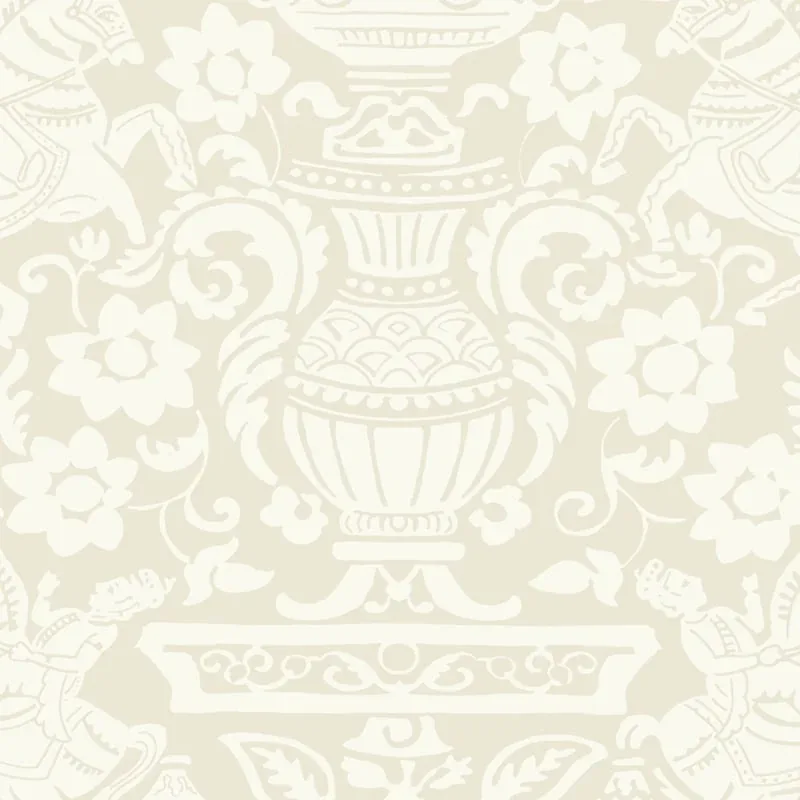Galway Beige Thibaut wallpaper by Wallpaper Twins