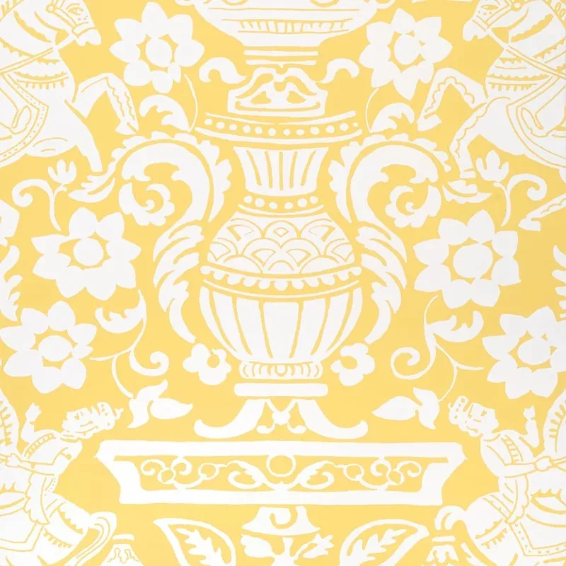Galway Yellow Thibaut wallpaper by Wallpaper Twins