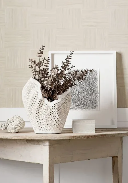 T14587 | Bayshore Basket - Off White room view