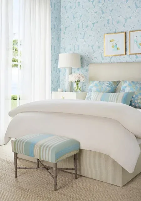 T15847 | Island Orchid - Light Blue room view