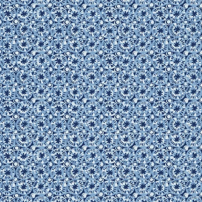 Sand Dollar Blue Thibaut wallpaper by Wallpaper Twins