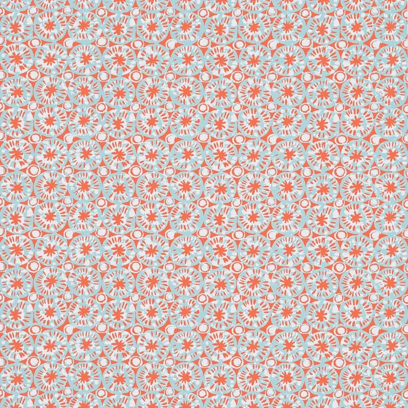 T15857 | Sand Dollar – Coral and Blue