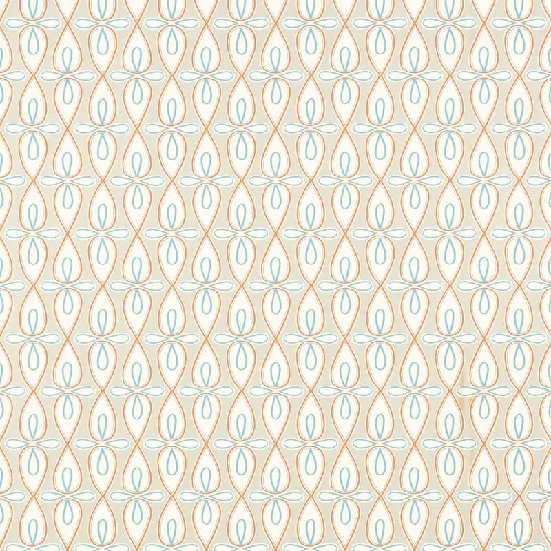 T16059 | BRIBIE - Coral and Turquoise