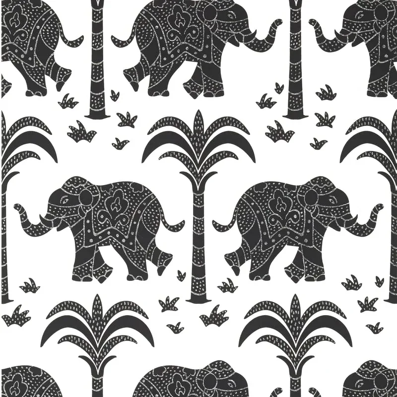 T16202 | Elephant - Black