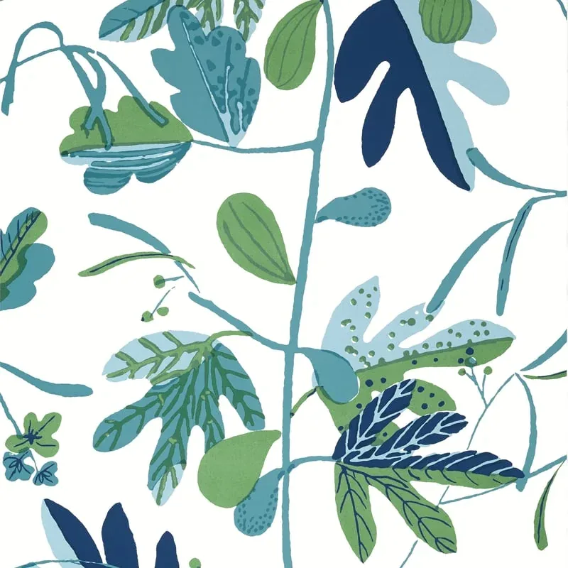 T16209 | Matisse Leaf - Green and Blue