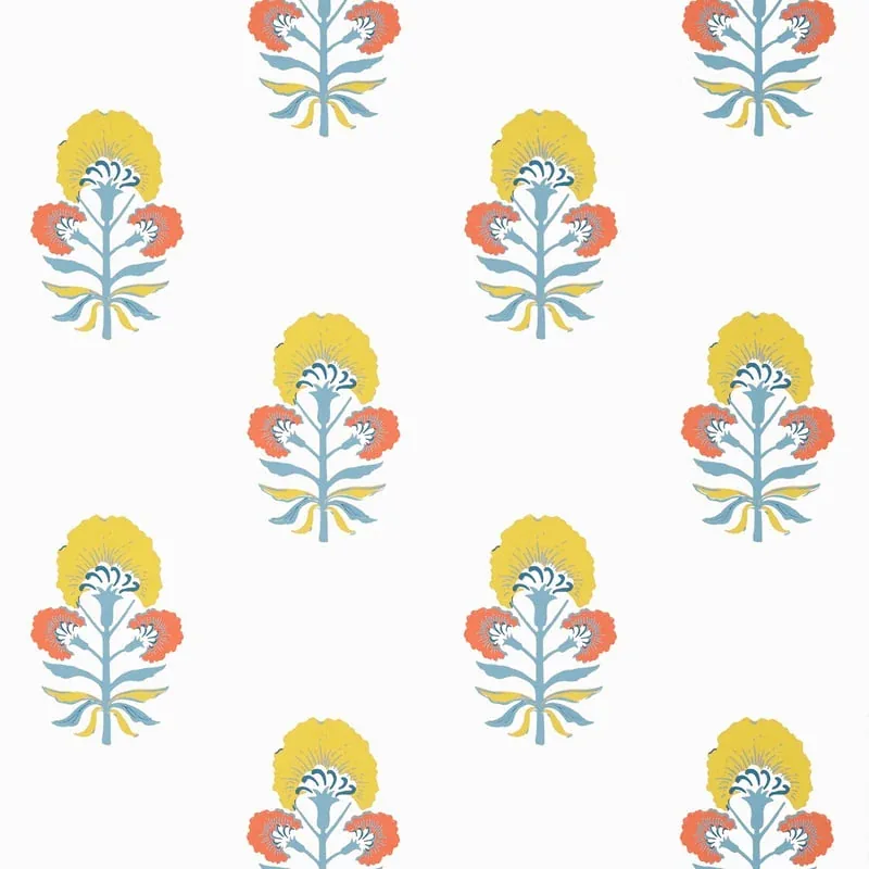 T16212 | Tybee Bud - Coral and Yellow