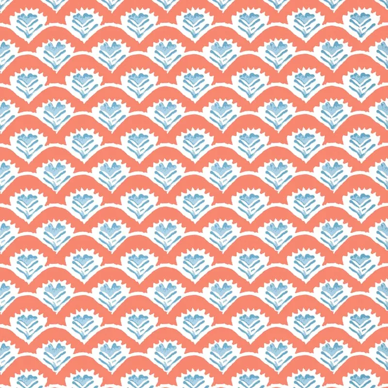 T16254 | Emily - Coral and Blue