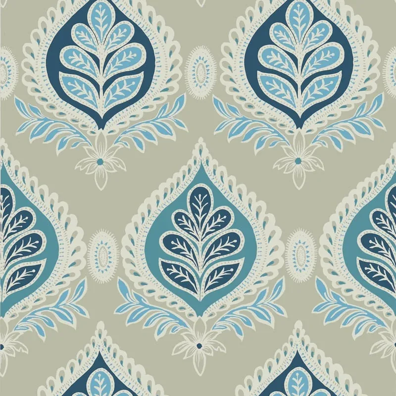 T24317 | Midland - Aqua and Beige