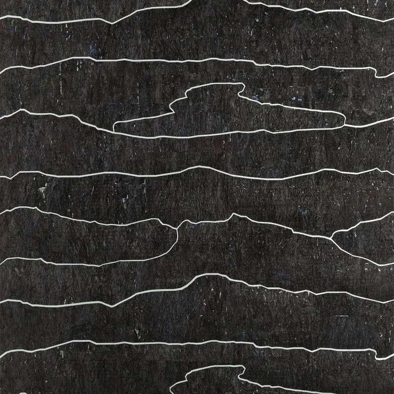 T24406 | Cloud Mosaic - Black Silver
