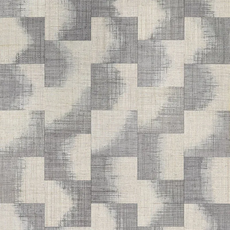 T24430 | Raffia Squares - Graphite