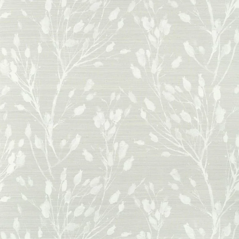 Wild Flower Grey Thibaut wallpaper by Wallpaper Twins