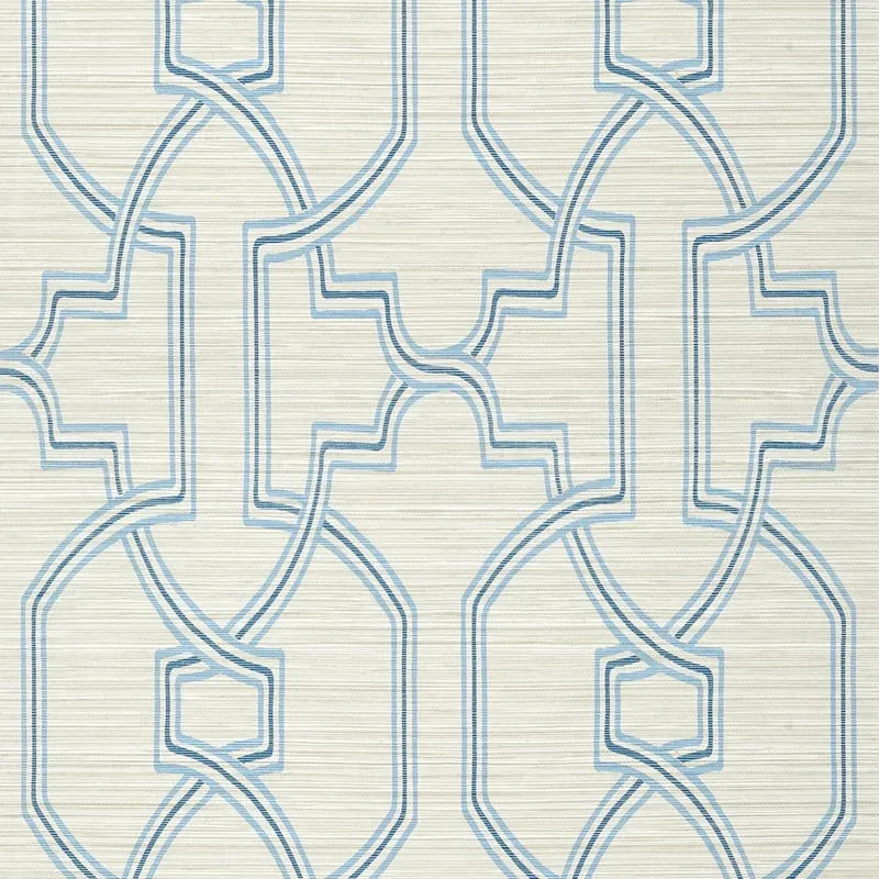 T277 | Promenade - Cream and Blue