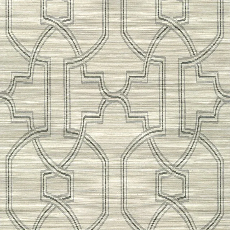 Promenade Linen Thibaut wallpaper by Wallpaper Twins