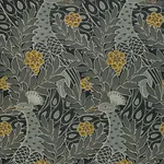 Desmond Black and Charcoal Thibaut wallpaper by Wallpaper Twins