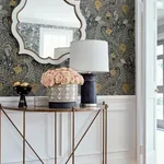 Desmond Black and Charcoal Thibaut wallpaper by Wallpaper Twins