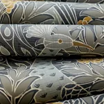 Desmond Black and Charcoal Thibaut wallpaper by Wallpaper Twins