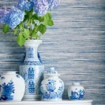 Grand Falls Blue Thibaut wallpaper by Wallpaper Twins